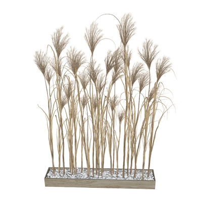 Modern reed dried branch potted plant