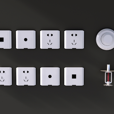 Modern switch socket smoke spray