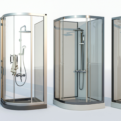 Modern shower partition