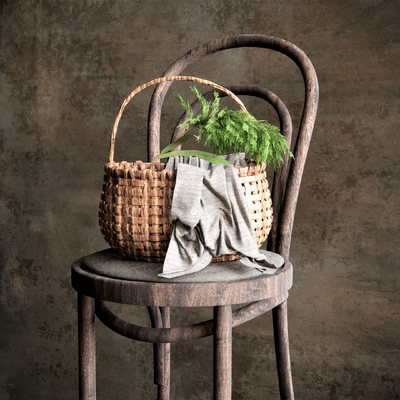 Quiet Wind Weaving Vegetable Basket