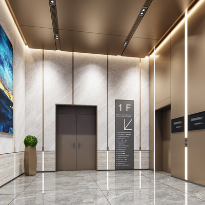 Hyundai Company Elevator Hall