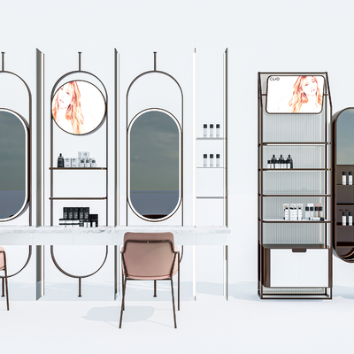 Modern Cosmetic Rack Makeup Table