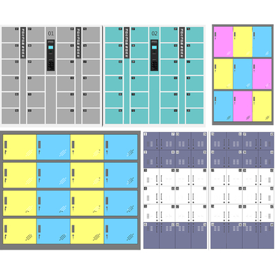 Modern Electronic Locker Storage Cabinet