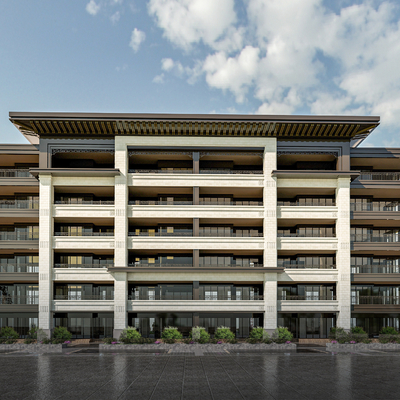 Appearance of new Chinese-style residence