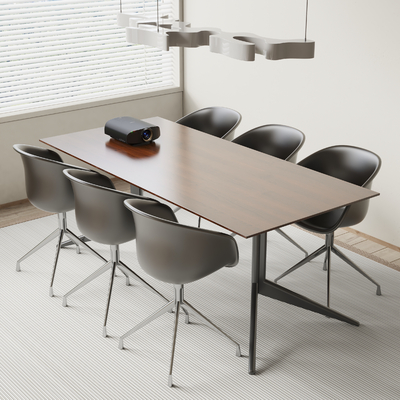 Modern Conference Table and Chair