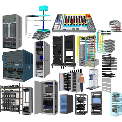 Modern computer room equipment router