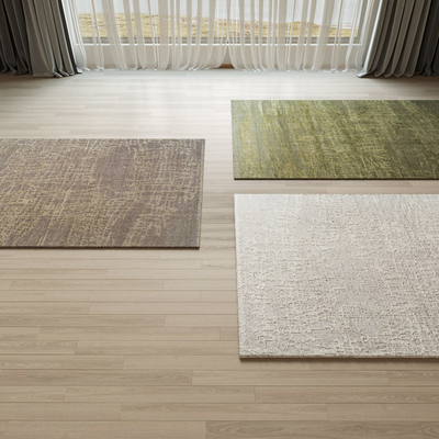 Minotti modern square fabric carpet