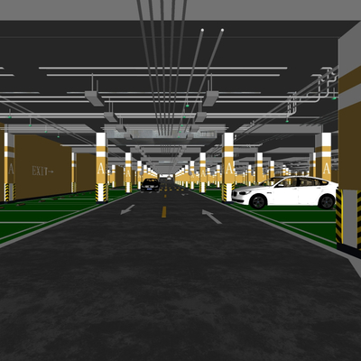 Modern Parking Underground Garage