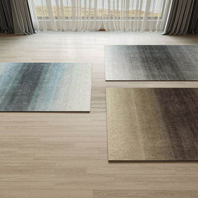 Minotti modern square fabric carpet