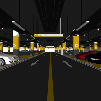 Modern Parking Underground Garage