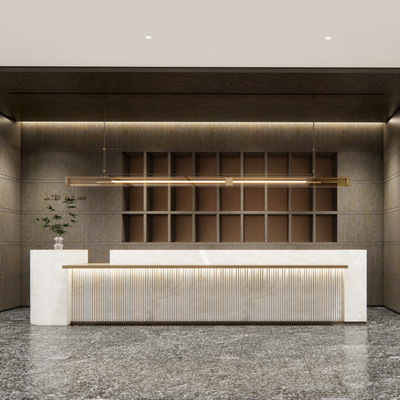 Modern Sales Office Water Bar