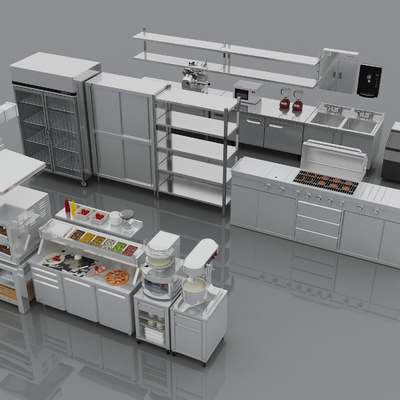 Modern catering after kitchen equipment