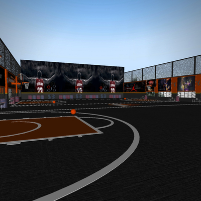 modern basketball hall