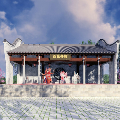 Ancient Chinese Stage Building