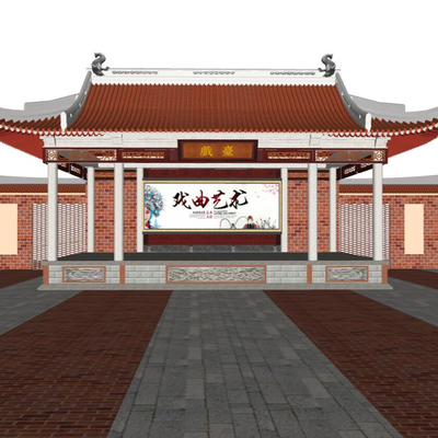 Ancient Chinese Stage Building