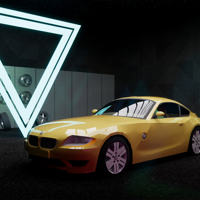 Hyundai yellow BMW sports car