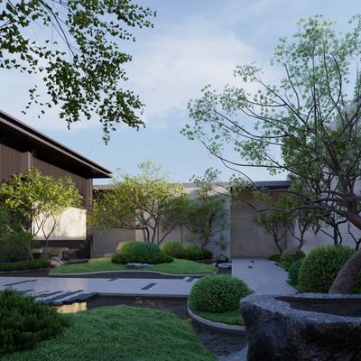 Modern Courtyard