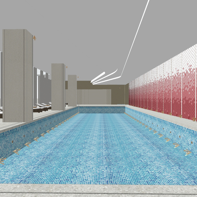 Modern indoor Natatorium