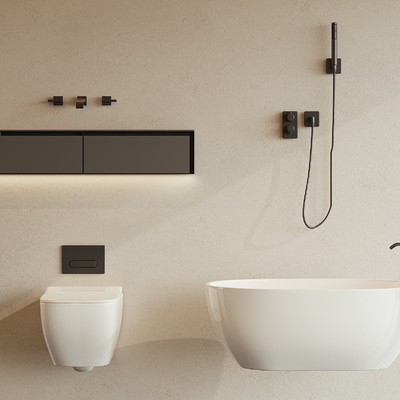 Modern Shower Bath Toilet