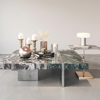 Minotti modern marble coffee table