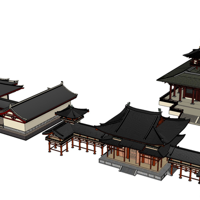 chinese style architecture of tang dynasty