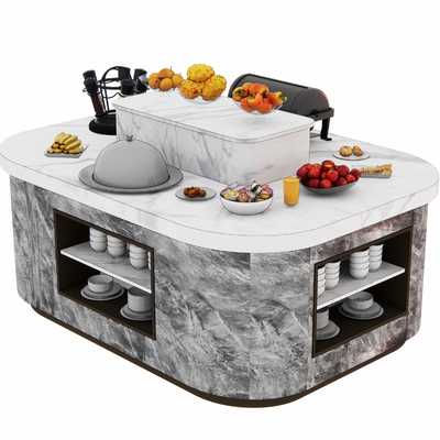 Modern buffet table seasonings table pick-up table