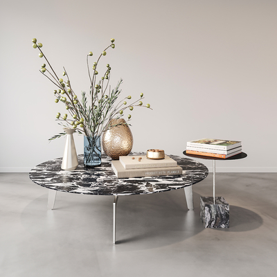 Minotti modern marble coffee table