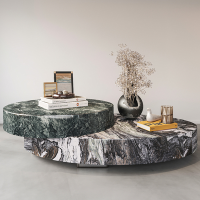 Minotti modern marble coffee table