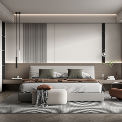 Minotti modern bedroom master room