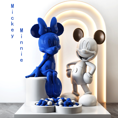 Modern Mickey Art Toy Sculpture