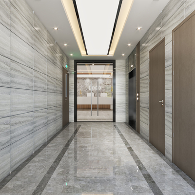 modern elevator hall