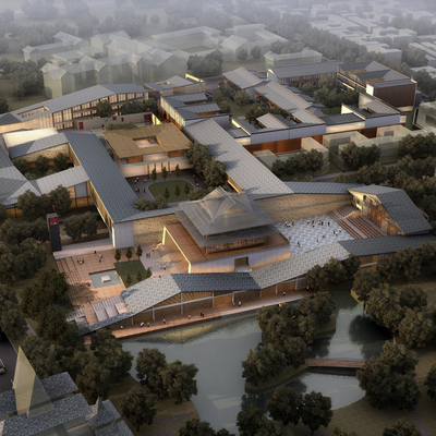 Aerial View of Chinese Academy