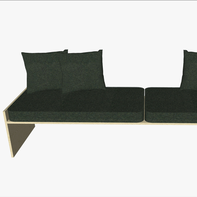 Modern Office Booth Sofa