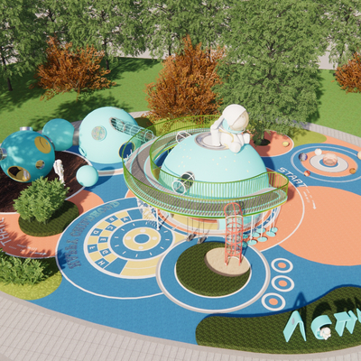 Modern Universe Theme Children's Park