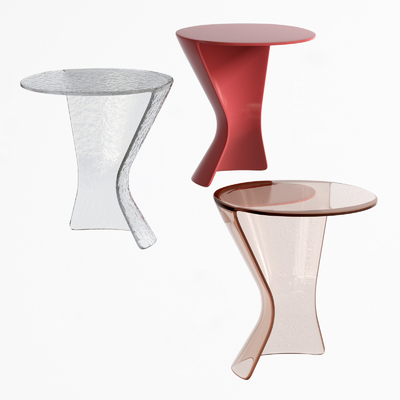 Modern acrylic round several sides