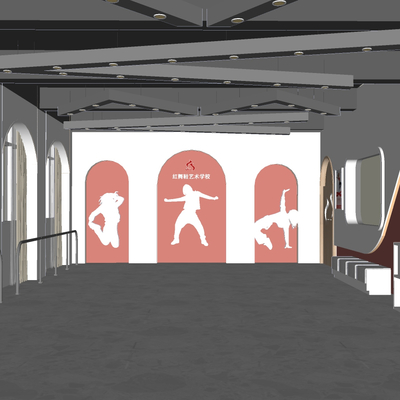 Modern Gym Dance Room