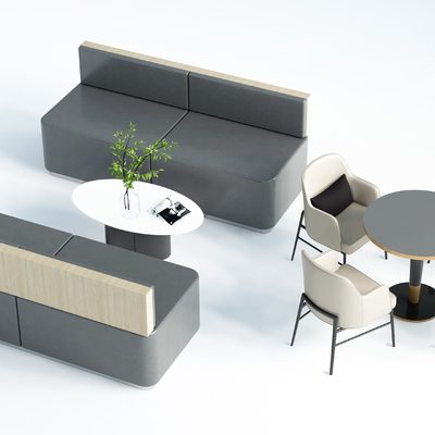 Modern Casual Card Seat Table and Chair