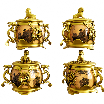 New Chinese-style Xiangding incense burner ornaments