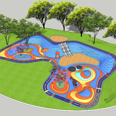 Modern Children's Activity Park