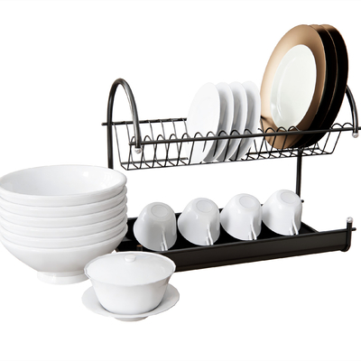 Modern metal dish rack