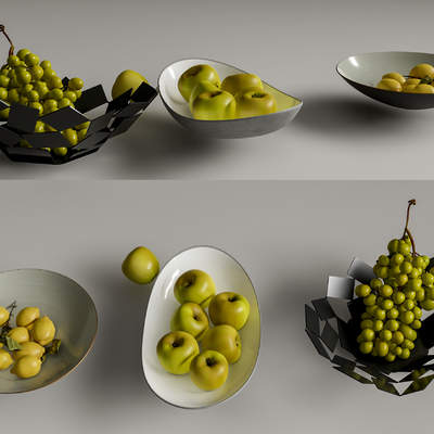 Modern fruit plate ornaments