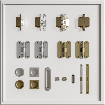 Modern door hardware concealed hinge hinge