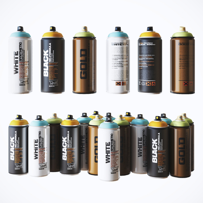 Modern spray can spray can paint can