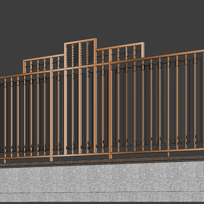 Modern grid fence