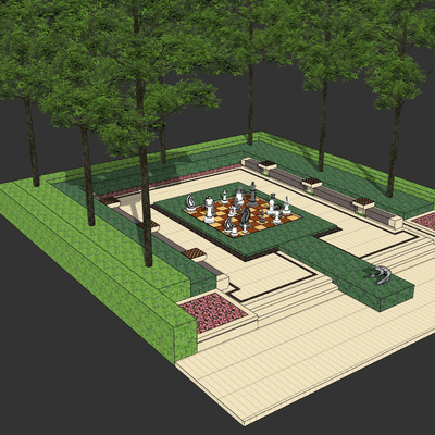 Chess Square Modern Park