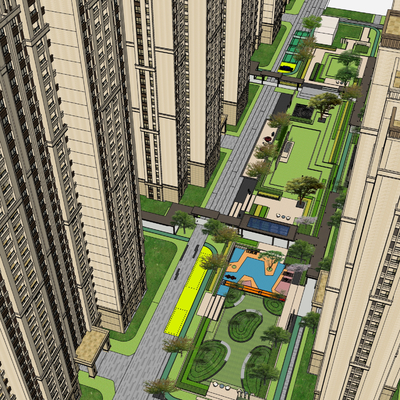 A bird's-eye view of Jianou residential area