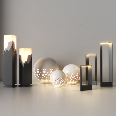 Modern garden lights