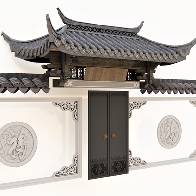 Chinese-style Building Component House Door Head Tadang