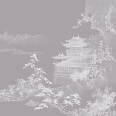 Chinese classical mural wall covering