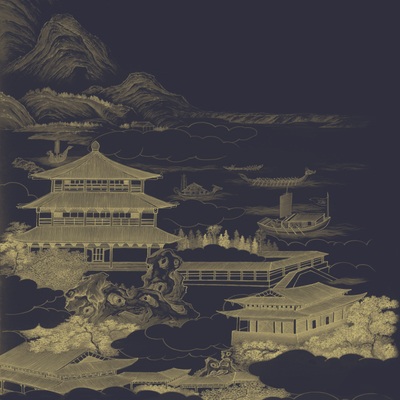 New Chinese Classical Mural Wall Cloth